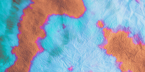 Blue Tie Dye Swirl. Water Paint Beauty.