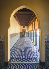 interior of the mosque