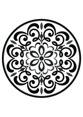 Seamless damask wallpaper. Vintage  pattern . Hand drawn floral pattern. Shabby chic . Vector illustration