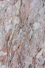 Stone texture during the development of an old marble quarry near the village of Artyshta
