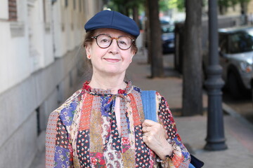 Mature female entrepreneur wearing modern outfit