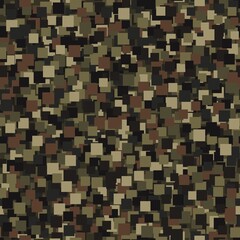 Abstract military or hunting camouflage seamless pattern background