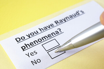 Obraz premium Questionnaire