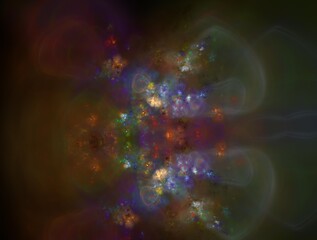 Imaginatory fractal background Image