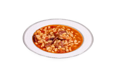 Traditional delicious Turkish foods; dried bean (kuru fasulye)