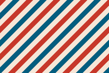 Horizontal geometric stripe banner media cover template. Vintage Blue background vector illustration