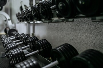 Fototapeta premium gym , sport , gym equipment