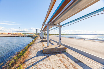 Industrial port in Baltic Sea