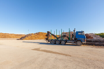 Obraz premium Timber terminal.