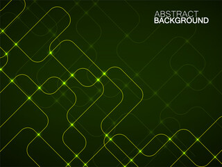 Abstract technology background with glowing communication lines. Vector illustration