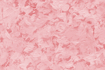 Modern contemporary acrylic background. Red texture made with a palette knife. Abstract painting on paper. Mess on the canvas.