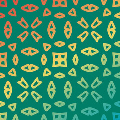 Abstract thin line gradient seamless pattern. Linear ornamental geometric background. Wrapping paper. Vector illustration.