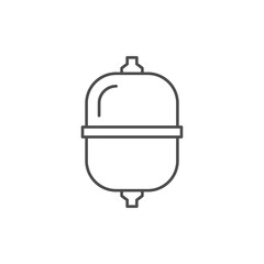 Expansion tank line outline icon