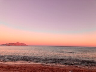 Fototapeta premium sunset over the sea