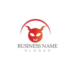 Obraz premium Devil horn Vector icon