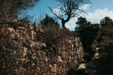 Dry Stone in Teruel province. Spain