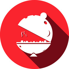 Food Icon. Restaurant food, hot food icon. 