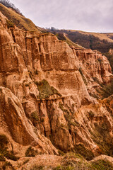 The beautiful Red Ravine (Rapa Rosie) from the Carpathian mountains, near Sebes