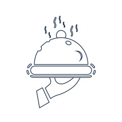 Food Icon. Restaurant food, hot food icon. warm food, food dining, lunch icon