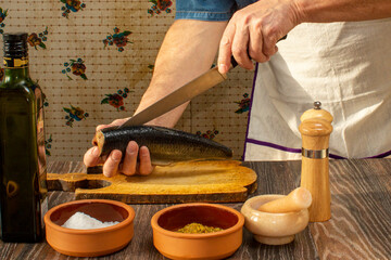 preparation of spices for salting herring