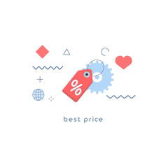 best price concepts.best price modern vector