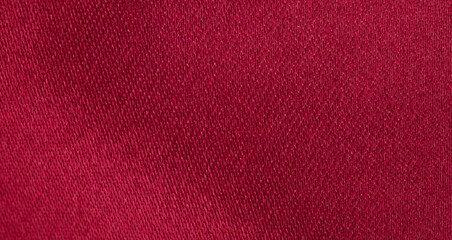 Red Silk Satin Material Valentines Banner Landscape Background