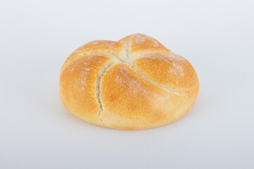 Austrian bun kaiserka baked in gold