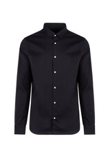 Black blank classic shirt. Front view