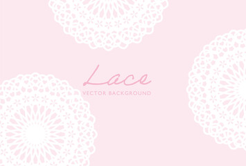 vector background with lace for banners, cards, flyers, social media wallpapers, etc. - obrazy, fototapety, plakaty