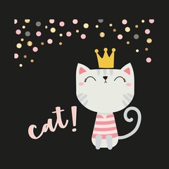 Cat Lover - Cat Illustration - Cat Vector - Cat Art