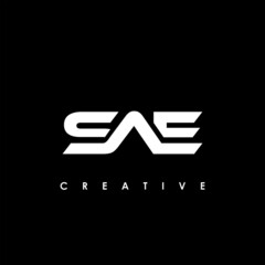 SAE Letter Initial Logo Design Template Vector Illustration