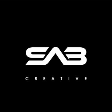 SAB Letter Initial Logo Design Template Vector Illustration
