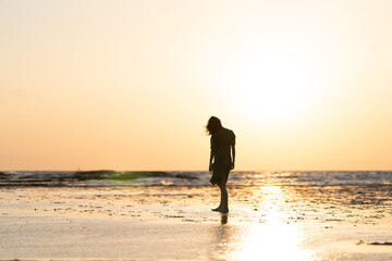 夕暮れ時と彼女