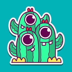cute doodle monster designs for coloring, backgrounds, stickers, logos, symbol, icons and more