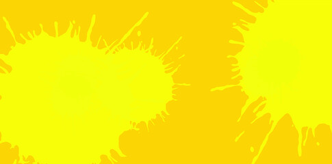  yellow background with paint splashes