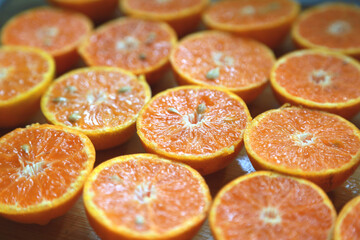 orange slices background