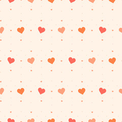 Colorful heart pattern. Heart background, vector illustration.
