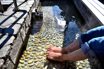 伊豆土肥温泉の足湯施設