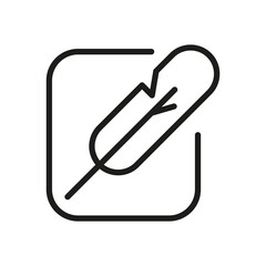 Outline Vector Icon Edit Register Subscription Subscribe