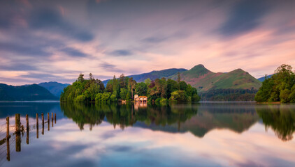 lake in the mountains
