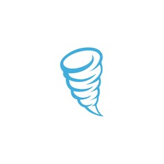 Tornado icon logo vector illustration. Wind tornado, Speed tornado, Whirlwind tornado cartoon design vector template