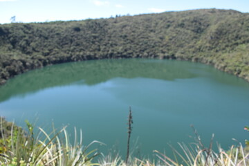 laguna, lago guatavita