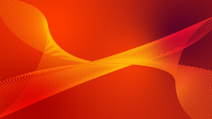 赤色のグラデーション-アブストラクトドット抽象CGキラキラ背景