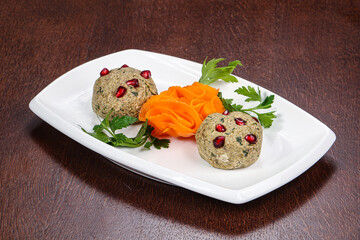 Georgian traditional cuisine - vegetarian pkhali