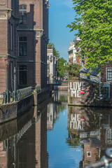 Fototapeta na wymiar Channels of Amsterdam