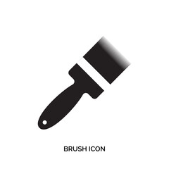 Paint Brush Icon, Paintbrush Symbol, Brush Sign, Painter Tool