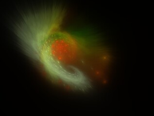 Imaginatory fractal background Image