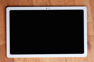 Turned off tablet with black screen