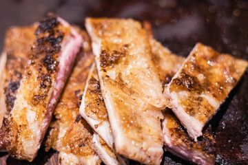 grilled pork ribs