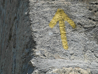 The Way Of Saint James Shell Sign And Arrow